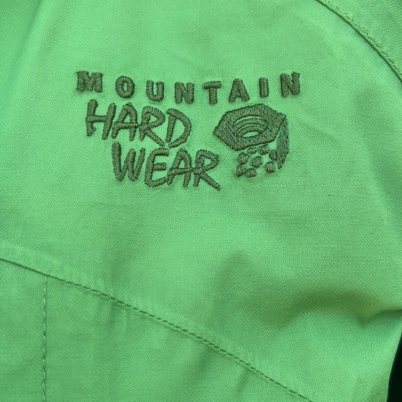 Mountain Hardwear Nazca Dry W Elite Green Waterproof Jacket Women's Size S - Picture 10 of 11